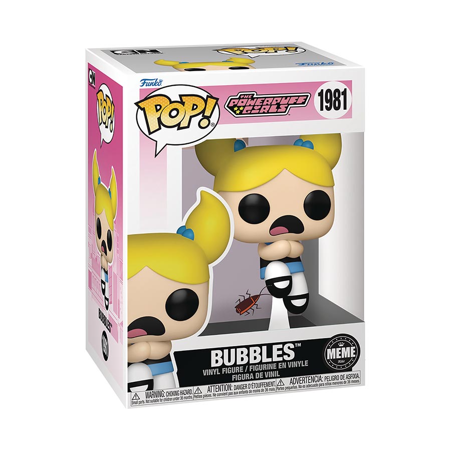 POP Animation Powerpuff Girls Bubbles Meme Vinyl Figure