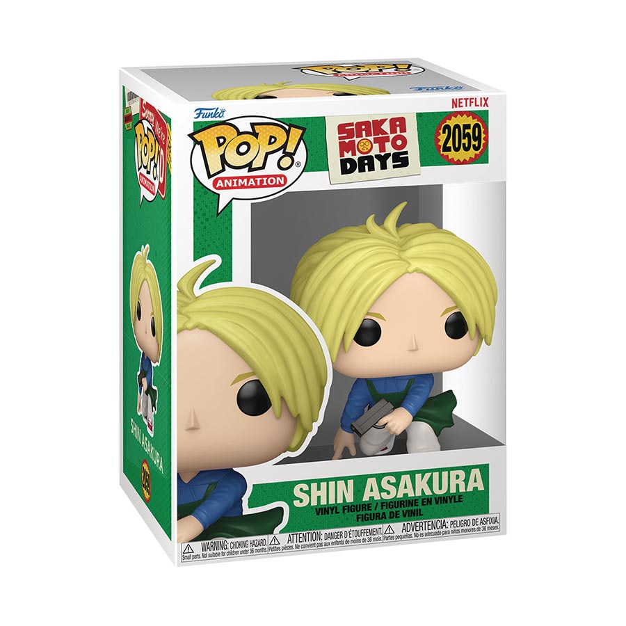 POP Animation Sakamoto Days Shin Asakura Vinyl Figure