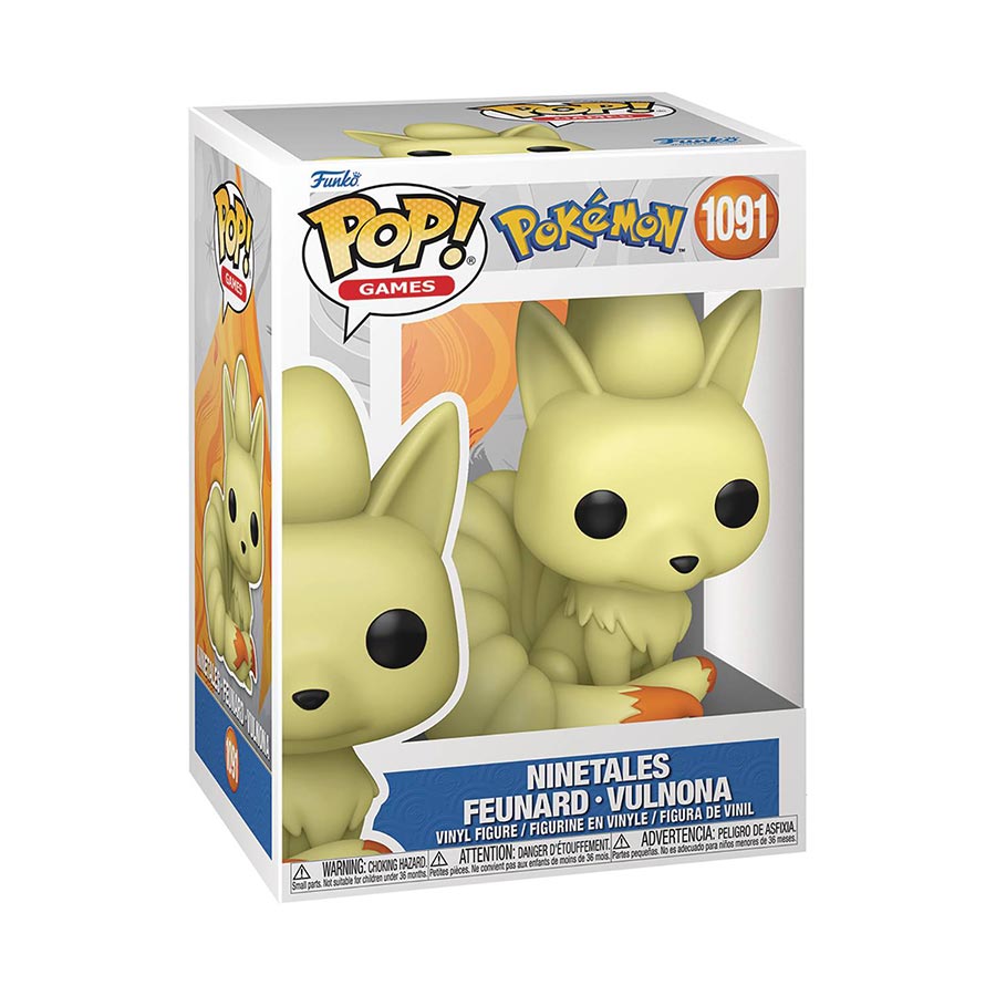 POP Games Pokemon Ninetales Vinyl Figure