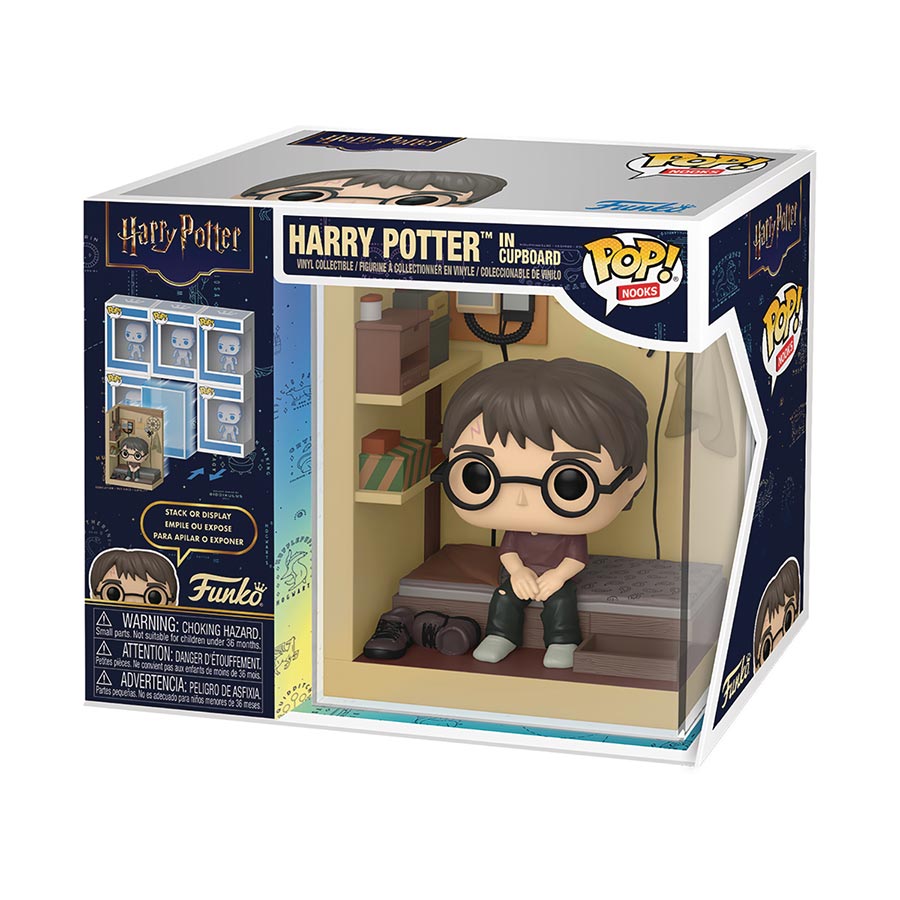 POP Nooks Harry Potter Harry Potter In Cupboard Vinyl Figure