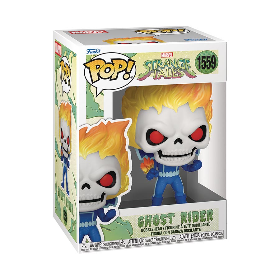 POP Marvel Strange Tales Ghost Rider Vinyl Bobble Head