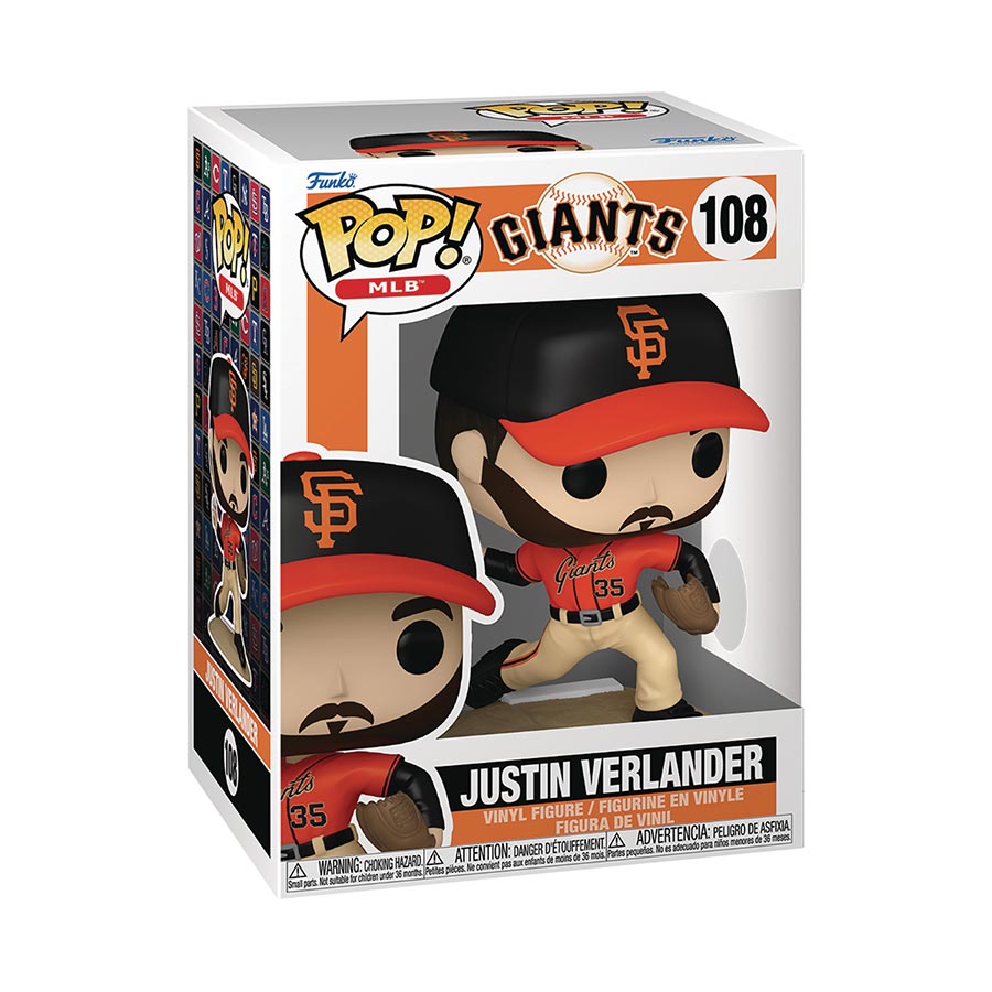 POP MLB Giants Justin Verlander Vinyl Figure