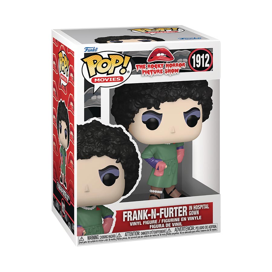 POP Movies Rocky Horror Picture Show Frank-N-Furter In Hospital Gown Vinyl Figure