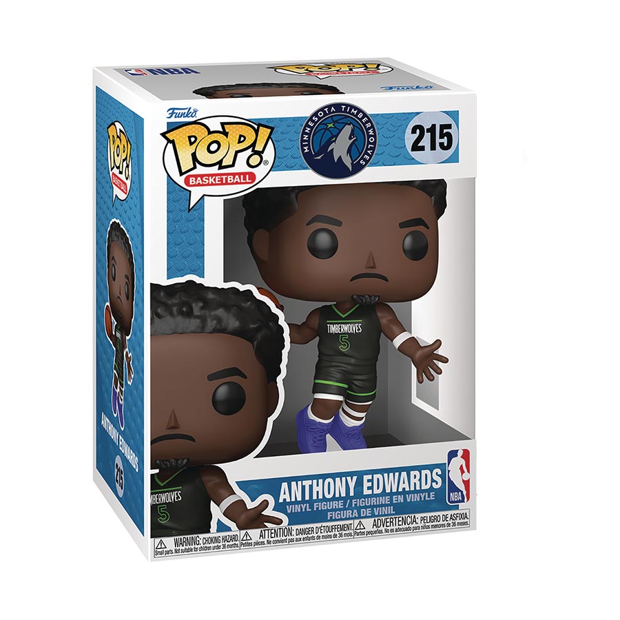 POP NBA Timberwolves Anthony Edwards Vinyl Figure