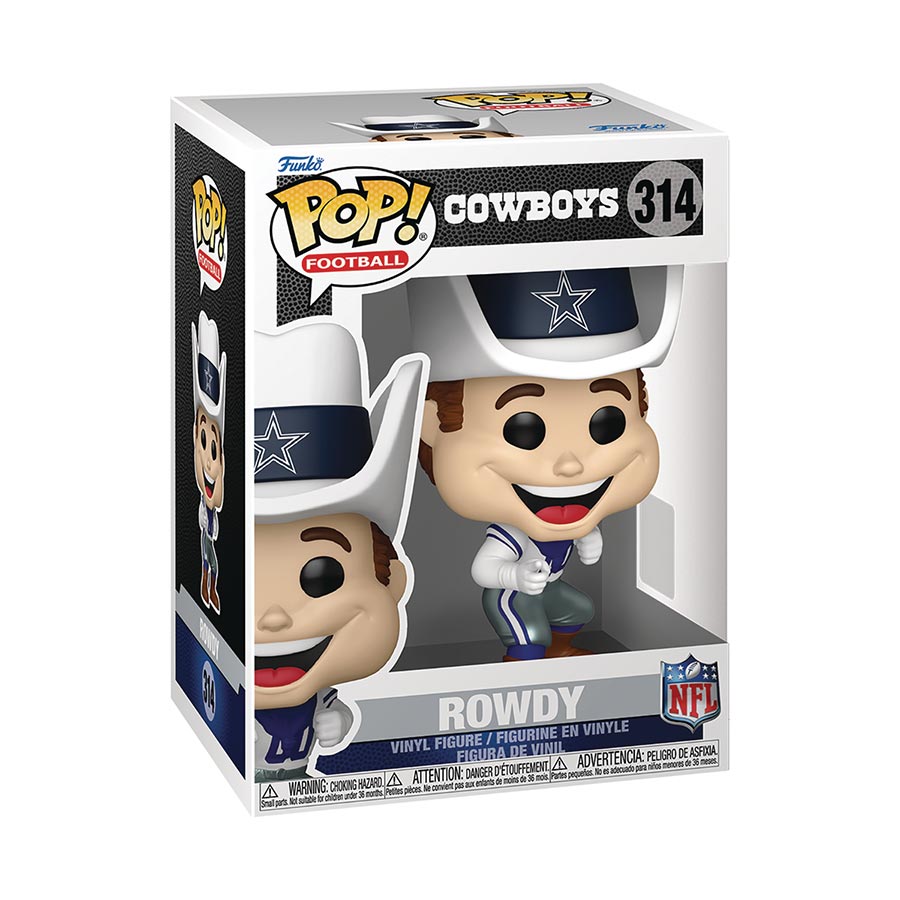 POP NFL Mascots Cowboys Rowdy Vinyl Figure