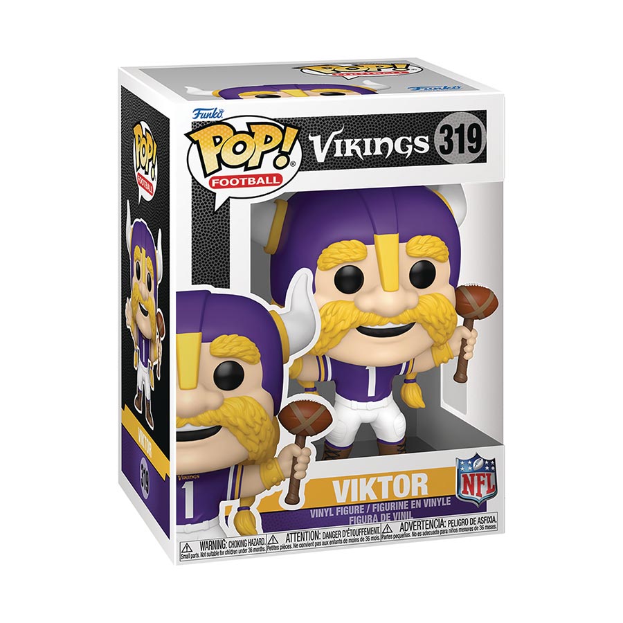 POP NFL Mascots Vikings Viktor Vinyl Figure