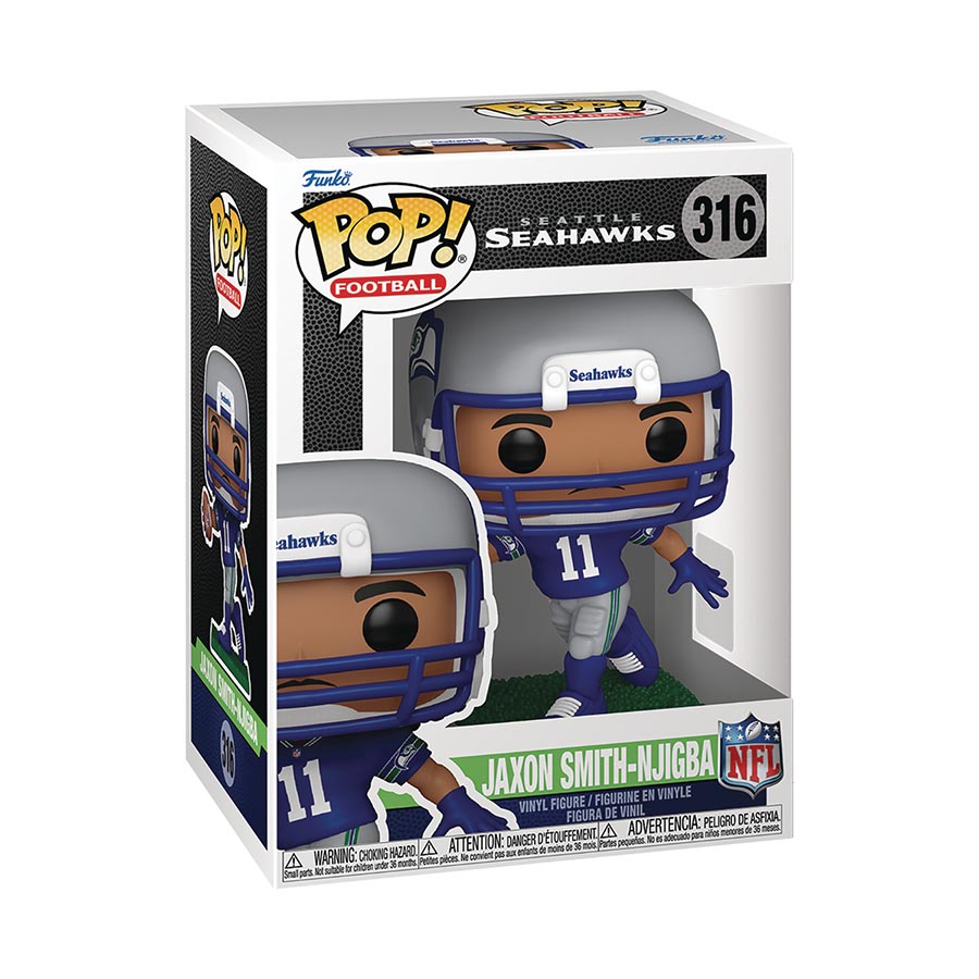 POP NFL Seahawks Jaxon Smith-Njigba Vinyl Figure