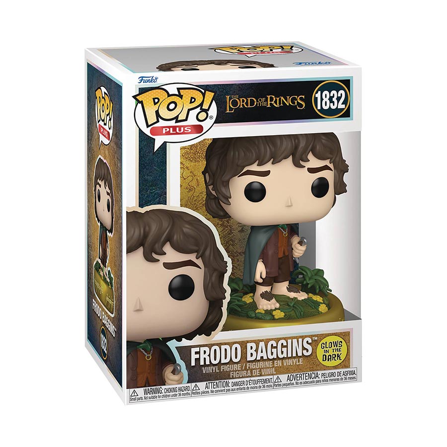 POP Plus Lord Of The Rings Frodo Baggins Glow-In-The-Dark Vinyl Figure