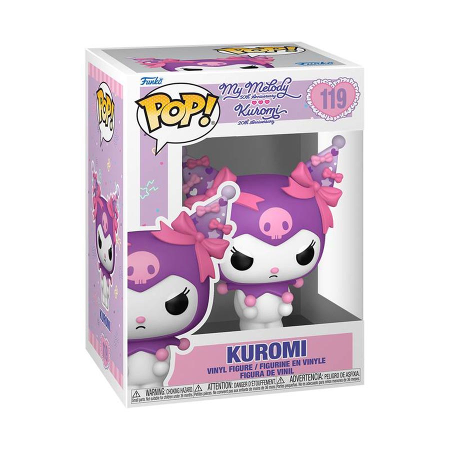 POP Sanrio Kuromi 20th Anniversary Kuromi Grumpy Vinyl Figure