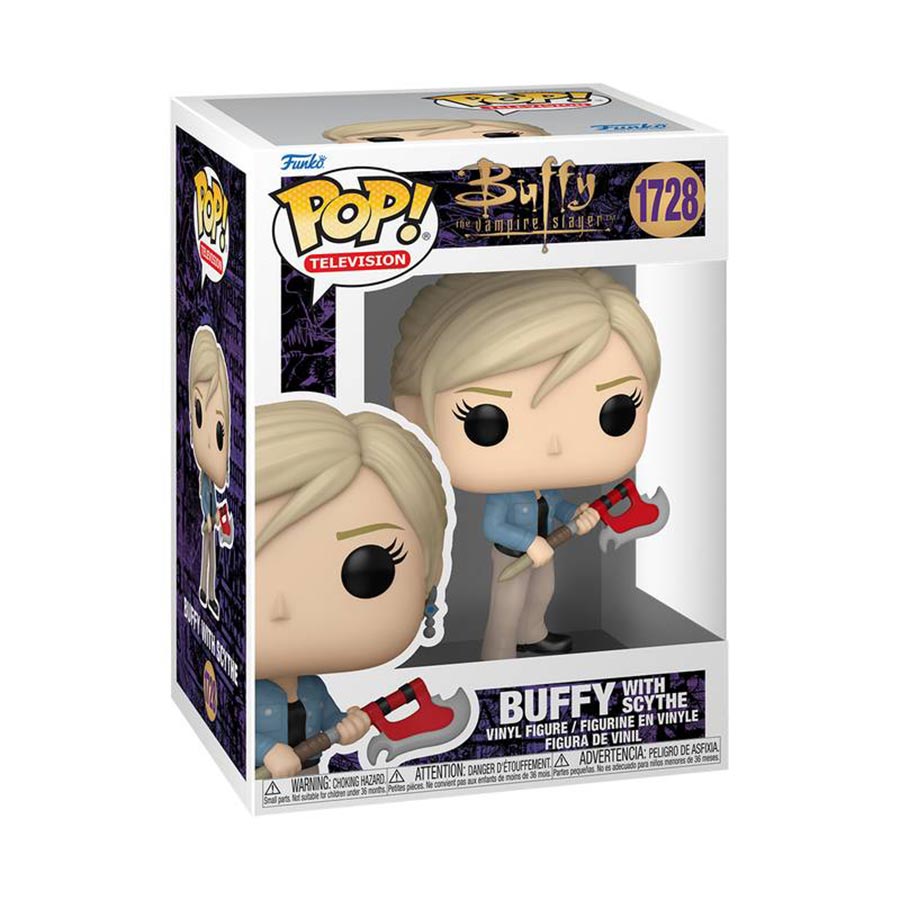 POP Television Buffy The Vampire Slayer Buffy With Scythe Vinyl Figure