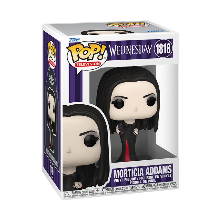 POP Television Wednesday Morticia Addams Vinyl Figure
