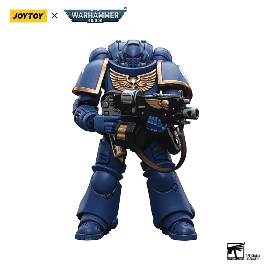 Joytoy Warhammer 40000 Ultramarines Intercessors 1/18 Scale Action Figure