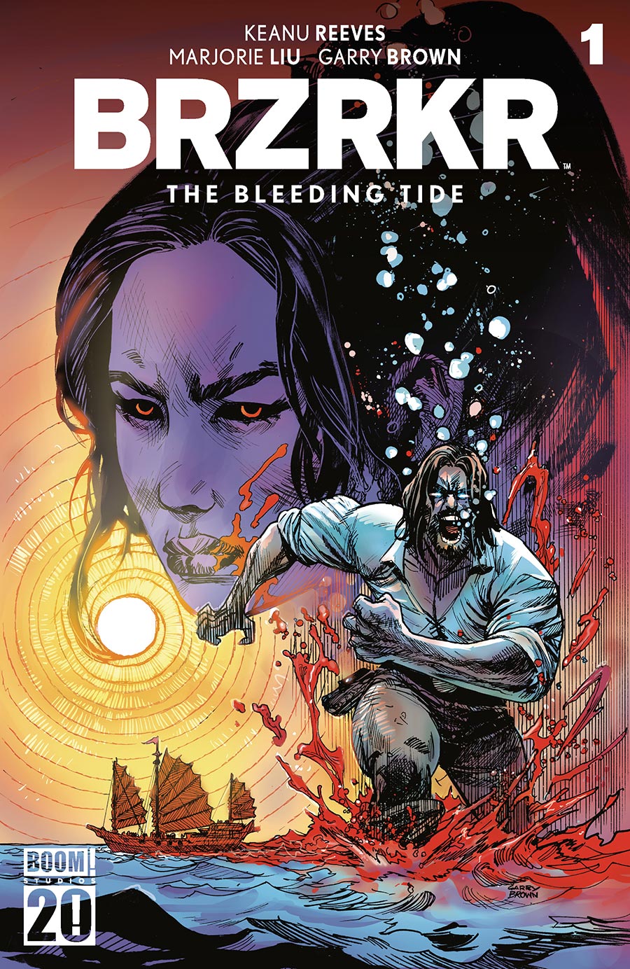 BRZRKR The Bleeding Tide #1 (One Shot) Cover A Regular Garry Brown Cover