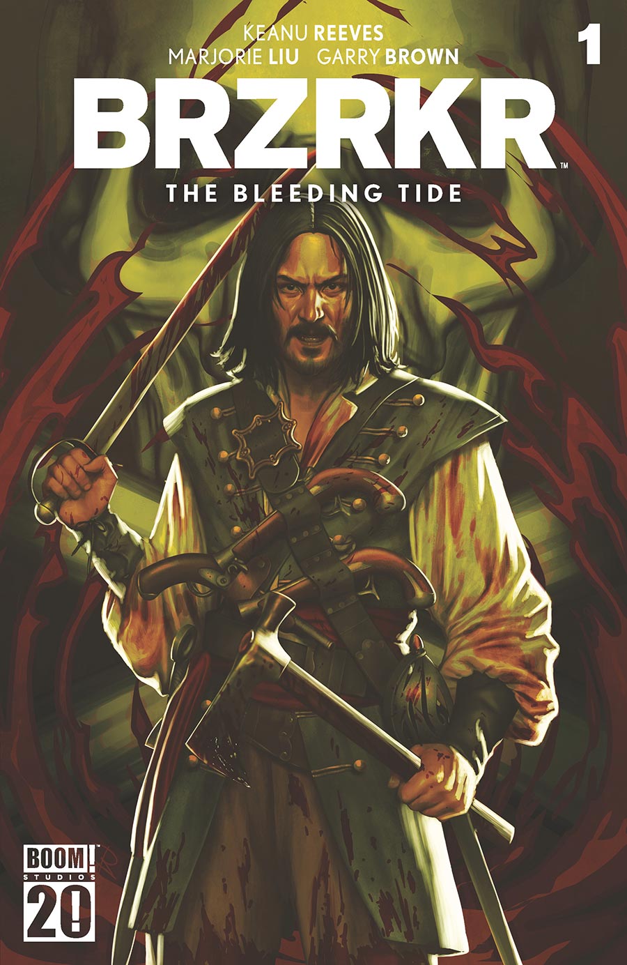 BRZRKR The Bleeding Tide #1 (One Shot) Cover B Variant Rebeca Puebla Cover