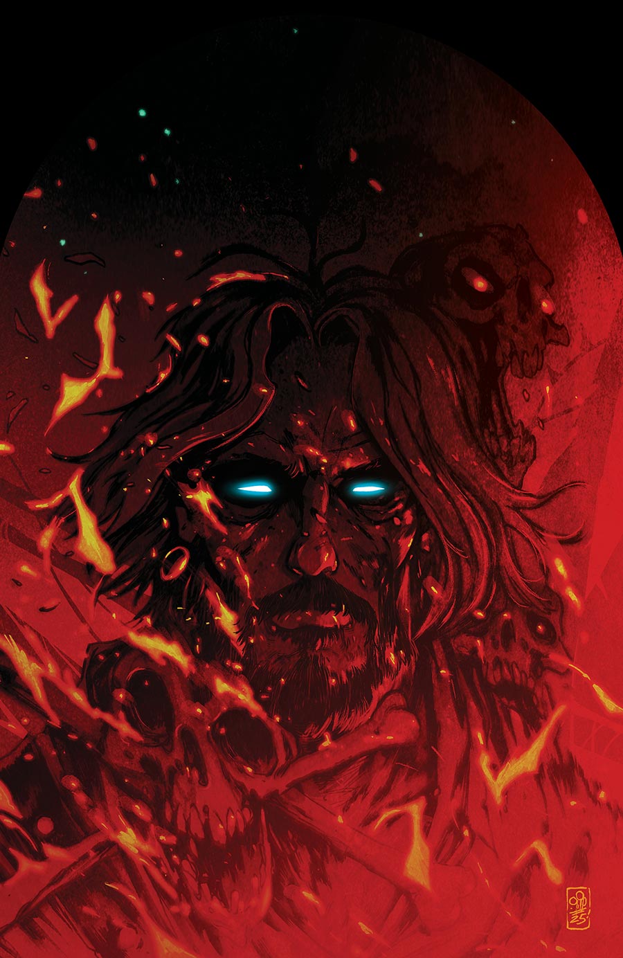 BRZRKR The Bleeding Tide #1 (One Shot) Cover C Variant Michael Dialynas BOOM Studios 20th Anniversary Cover