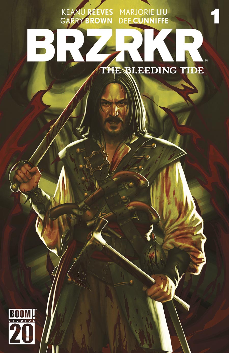 BRZRKR The Bleeding Tide #1 (One Shot) Cover E Variant Rebeca Puebla Foil Cover