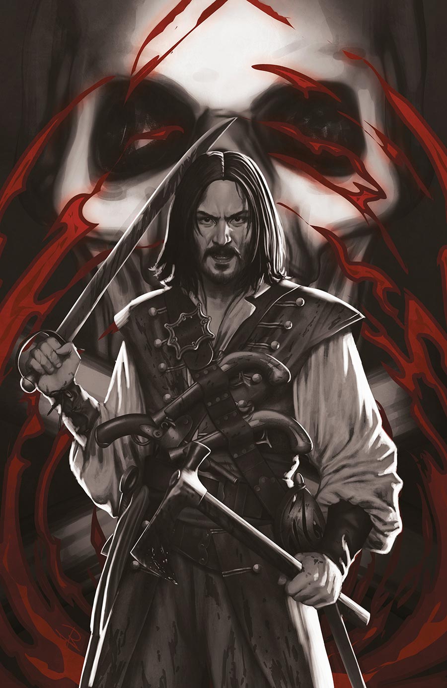 BRZRKR The Bleeding Tide #1 (One Shot) Cover F Incentive Rebeca Puebla Virgin Cover