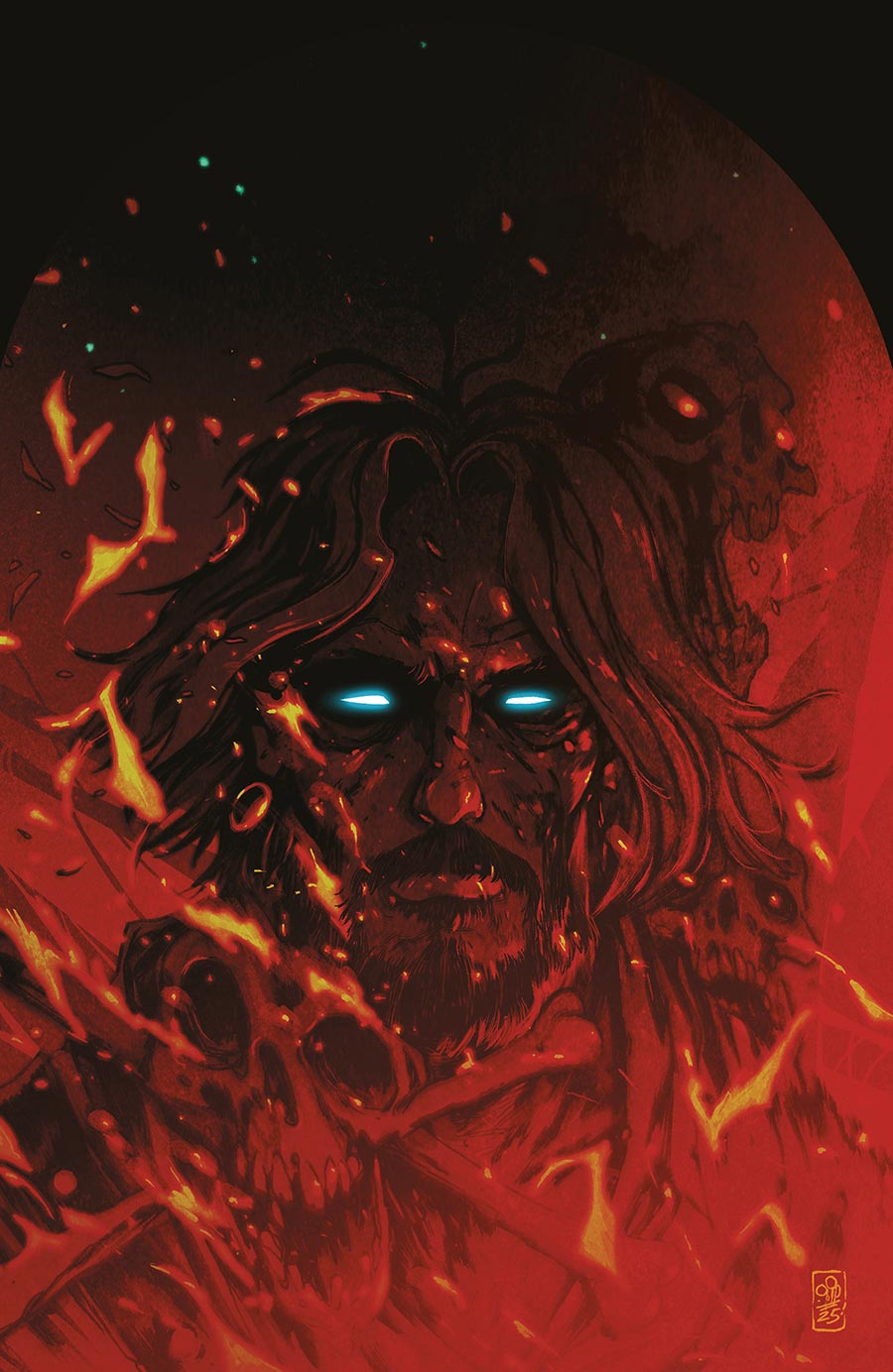 BRZRKR The Bleeding Tide #1 (One Shot) Cover G Incentive Michael Dialynas BOOM Studios 20th Anniversary Virgin Cover