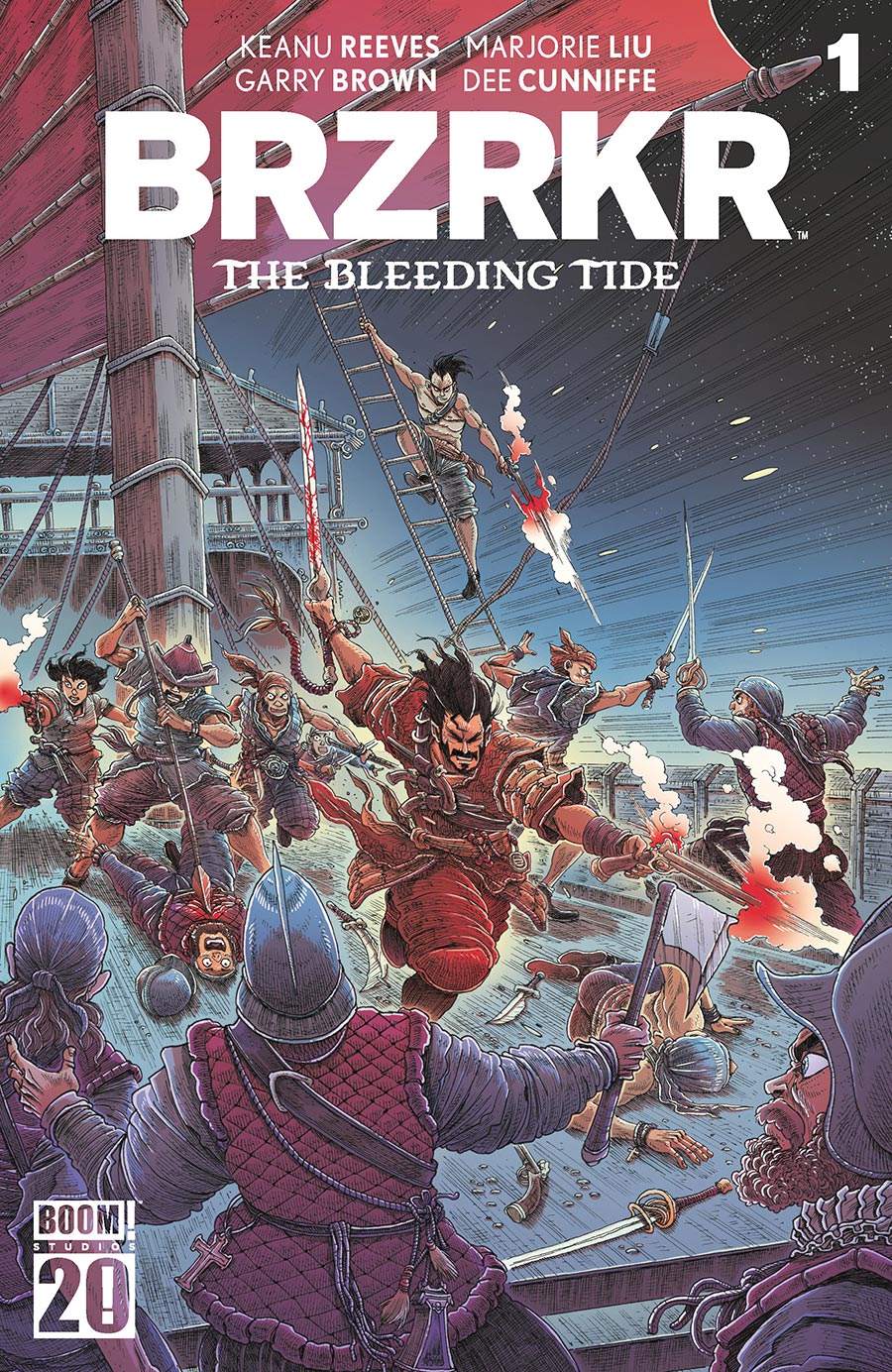 BRZRKR The Bleeding Tide #1 (One Shot) Cover K Variant James Stokoe Reveal Cover
