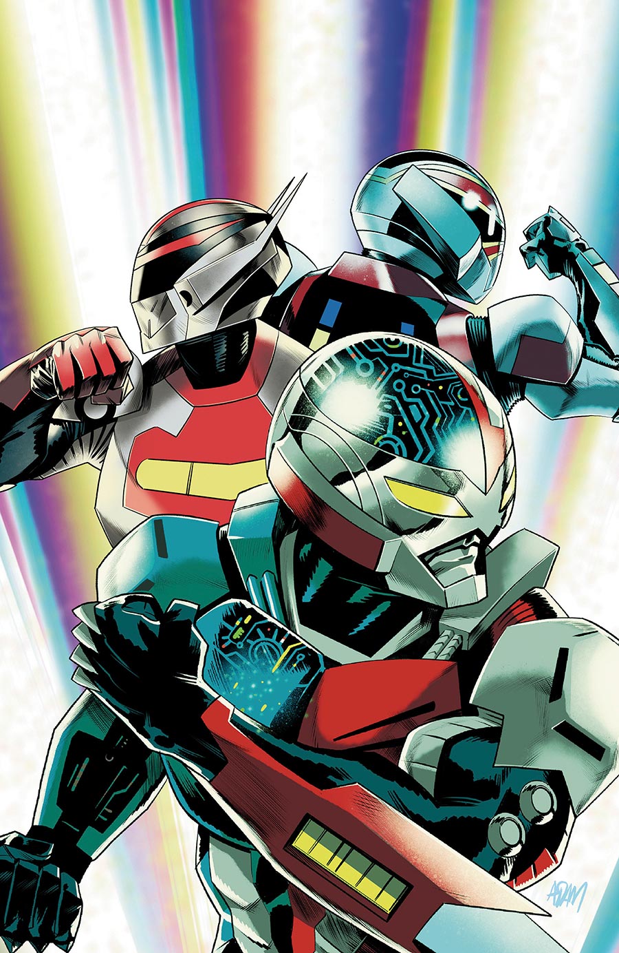 VR Troopers #4 Cover E Incentive Adam Gorham Reveal Virgin Cover