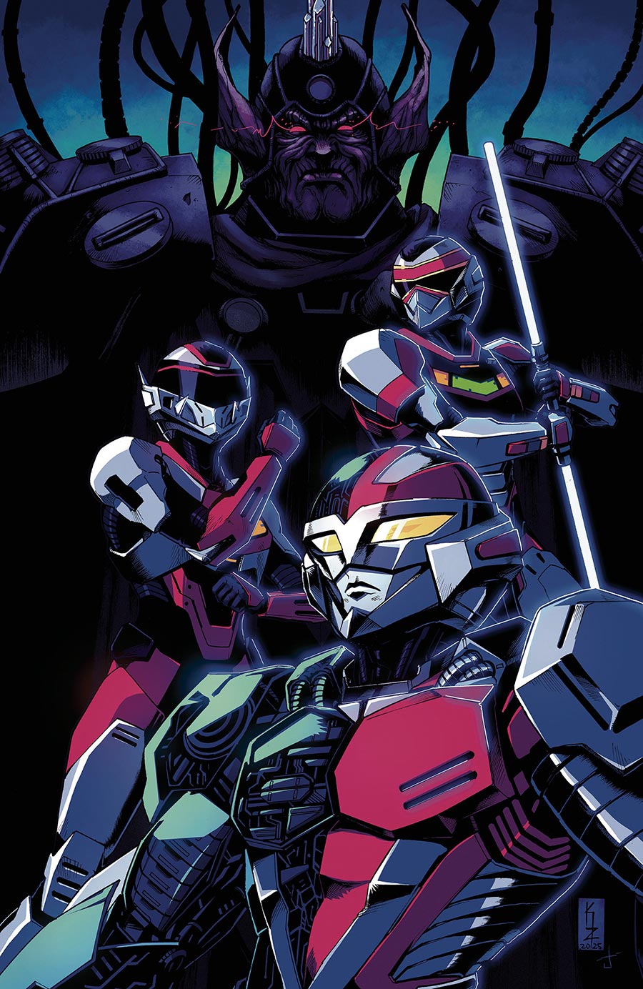 VR Troopers #4 Cover F Incentive Kei Zama Virgin Variant Cover
