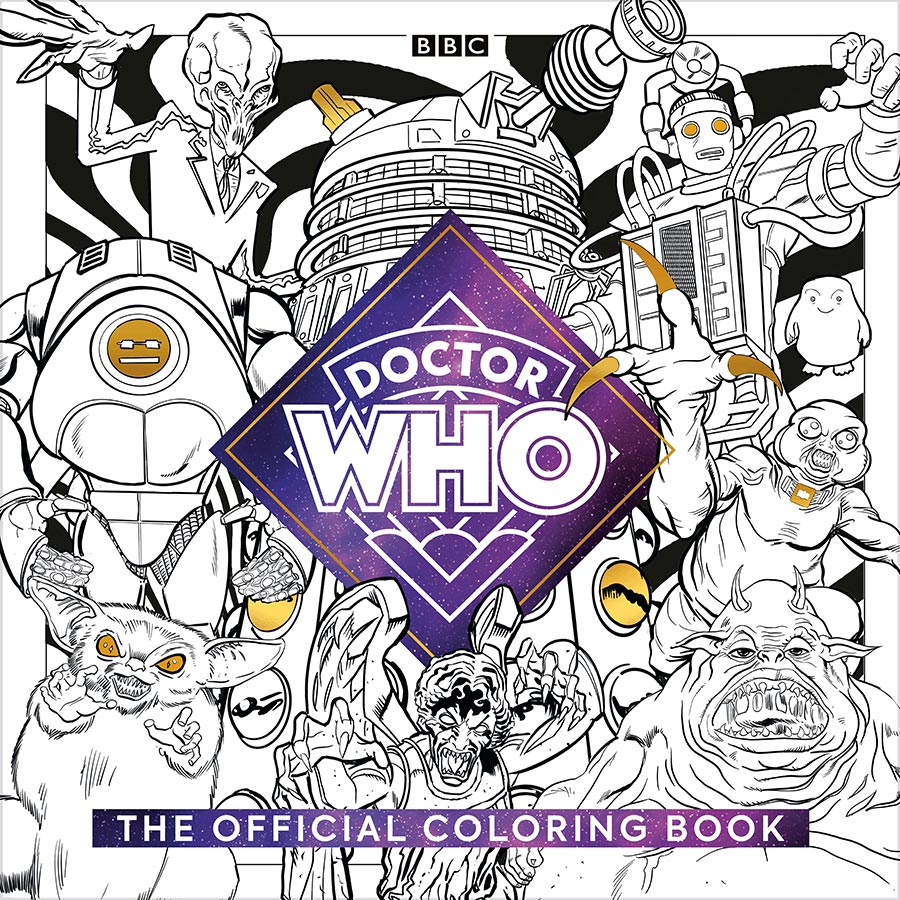 Doctor Who Official Coloring Book TP