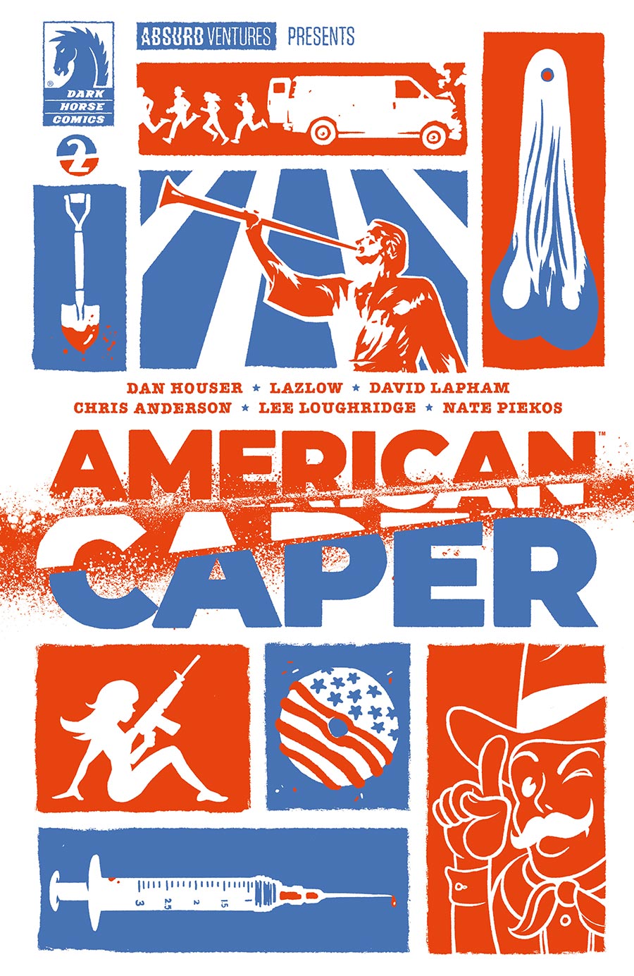 American Caper #2 Cover A Regular Tyler Boss Cover