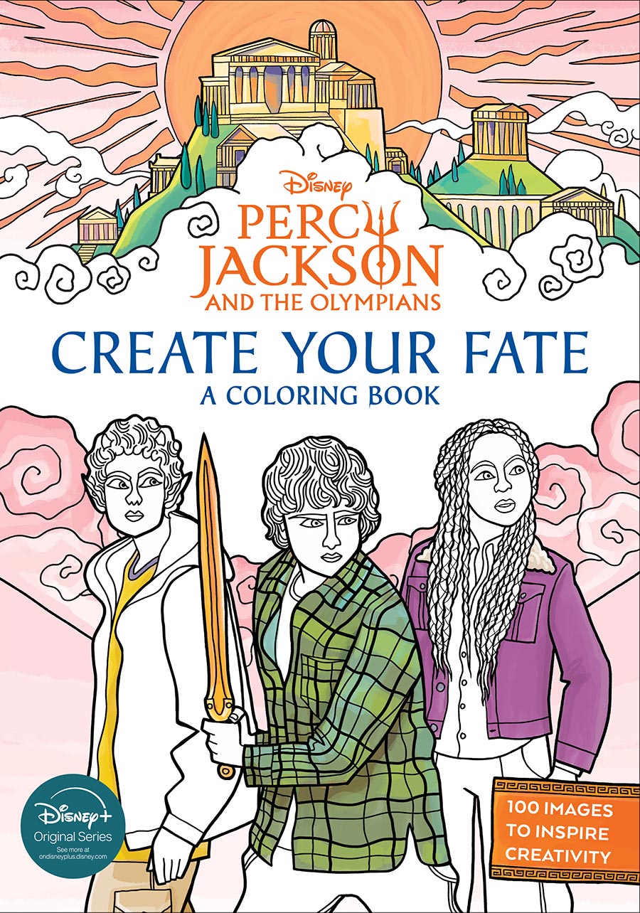 Percy Jackson And The Olympians Create Your Fate A Coloring Book TP