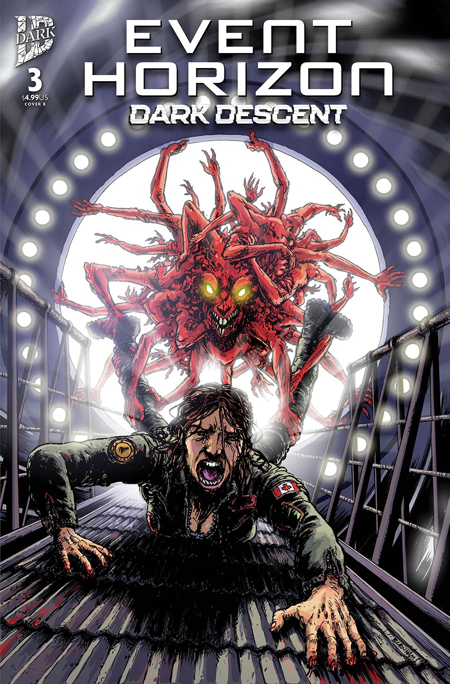 Event Horizon Dark Descent #3 Cover B Variant Chris Burnham Cover
