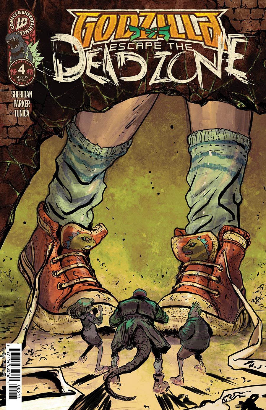 Godzilla Escape The Deadzone #4 Cover A Regular Pablo Tunica Cover (Kai-Sei Era)