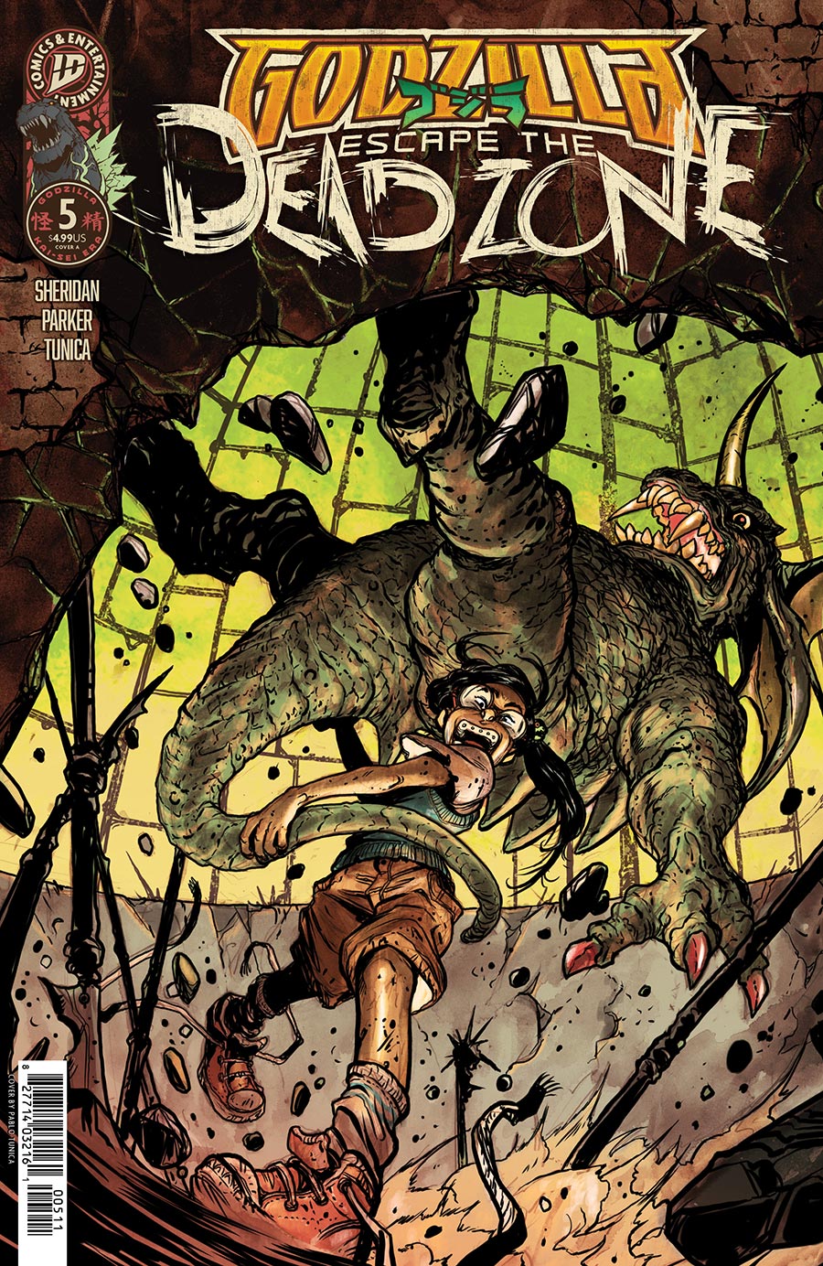 Godzilla Escape The Deadzone #5 Cover A Regular Pablo Tunica Cover (Kai-Sei Era)