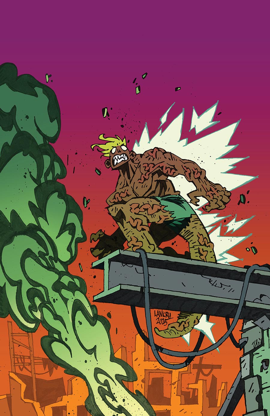 Godzilla Escape The Deadzone #5 Cover C Incentive Jon Lankry Virgin Cover (Kai-Sei Era)