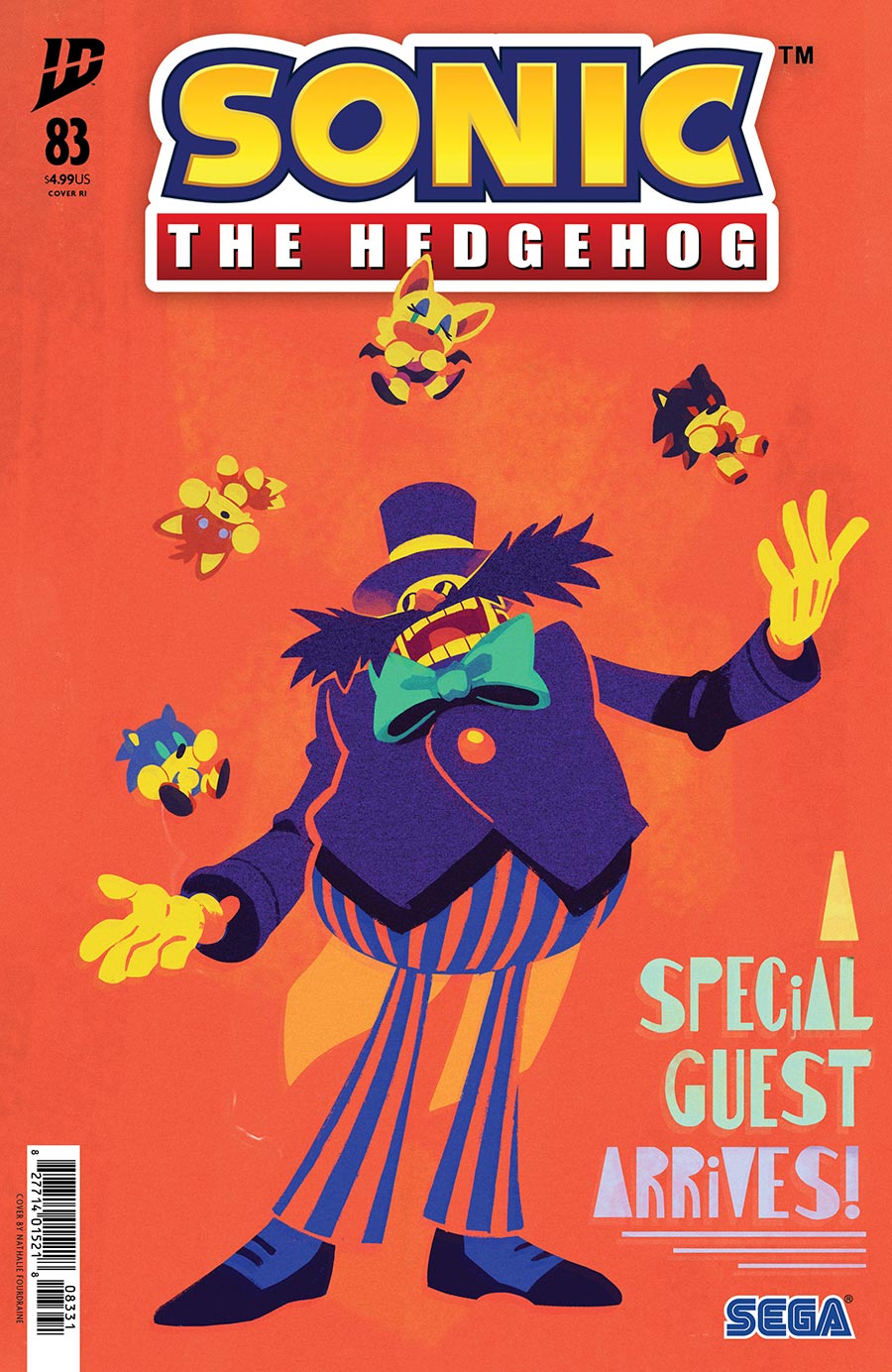 Sonic The Hedgehog Vol 3 #83 Cover C Incentive Nathalie Fourdraine Variant Cover