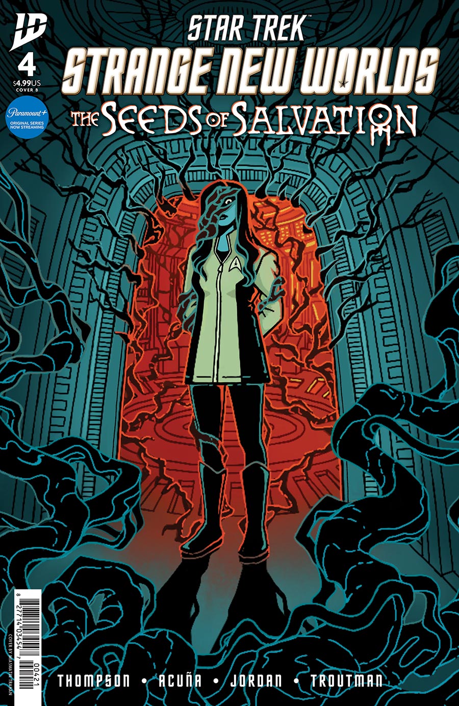 Star Trek Strange New Worlds The Seeds Of Salvation #4 Cover B Variant Miasmatik Trahan Cover