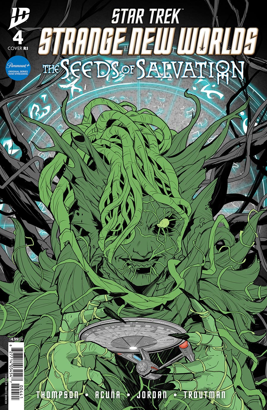 Star Trek Strange New Worlds The Seeds Of Salvation #4 Cover D Incentive Travis Mercer Black & White Cover