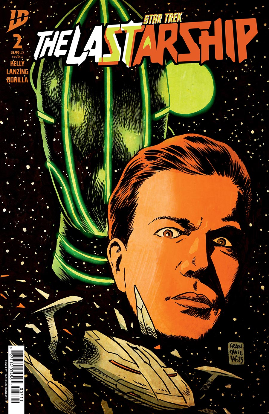 Star Trek The Last Starship #2 Cover A Regular Francesco Francavilla Cover