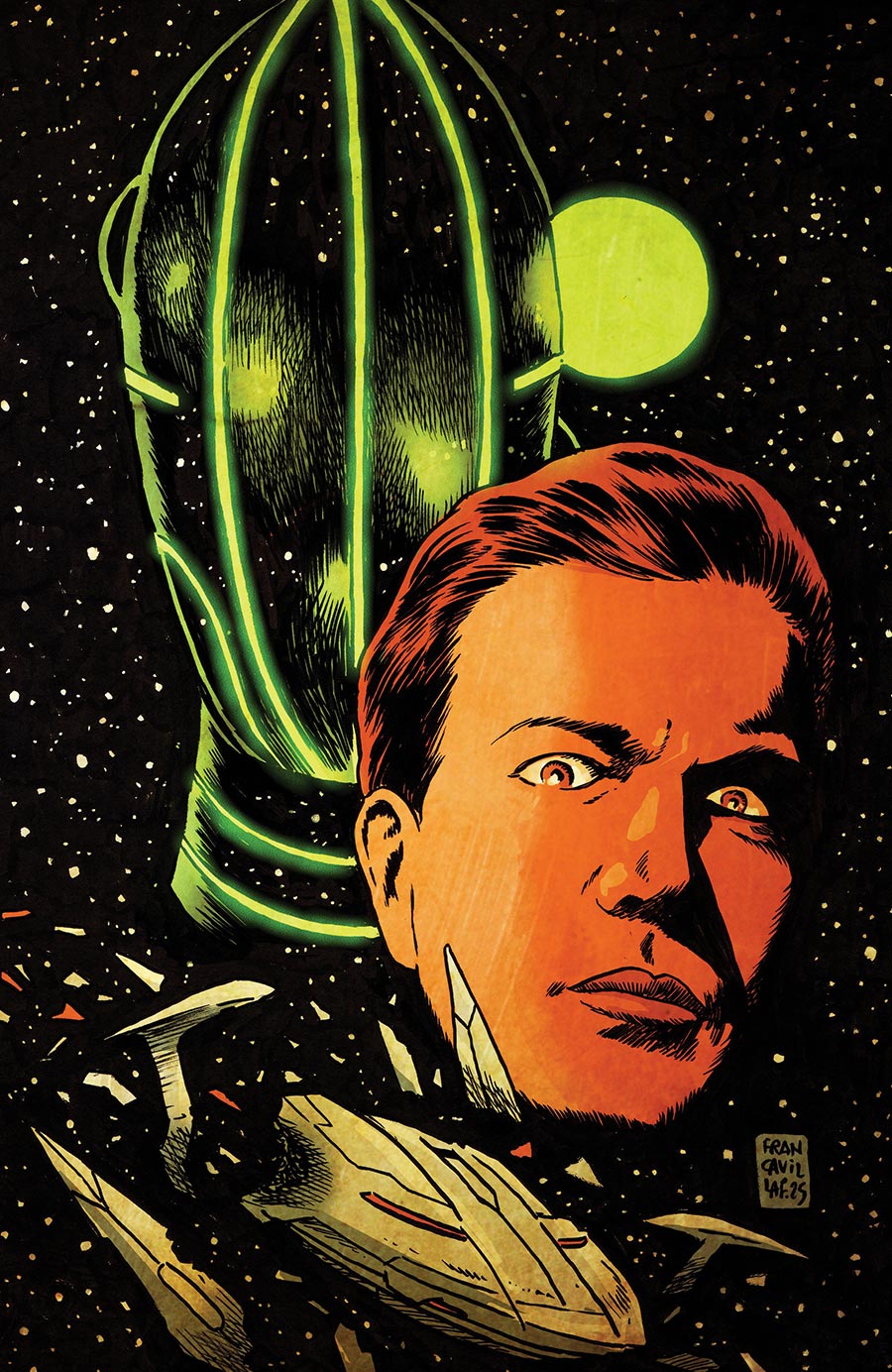 Star Trek The Last Starship #2 Cover C Incentive Francesco Francavilla Virgin Cover