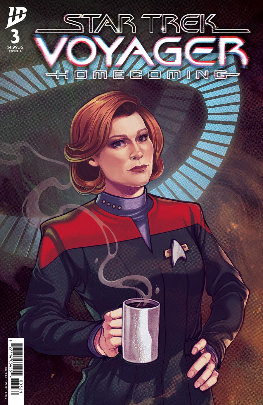 Star Trek Voyager Homecoming #3 Cover B Variant Elizabeth Beals Cover