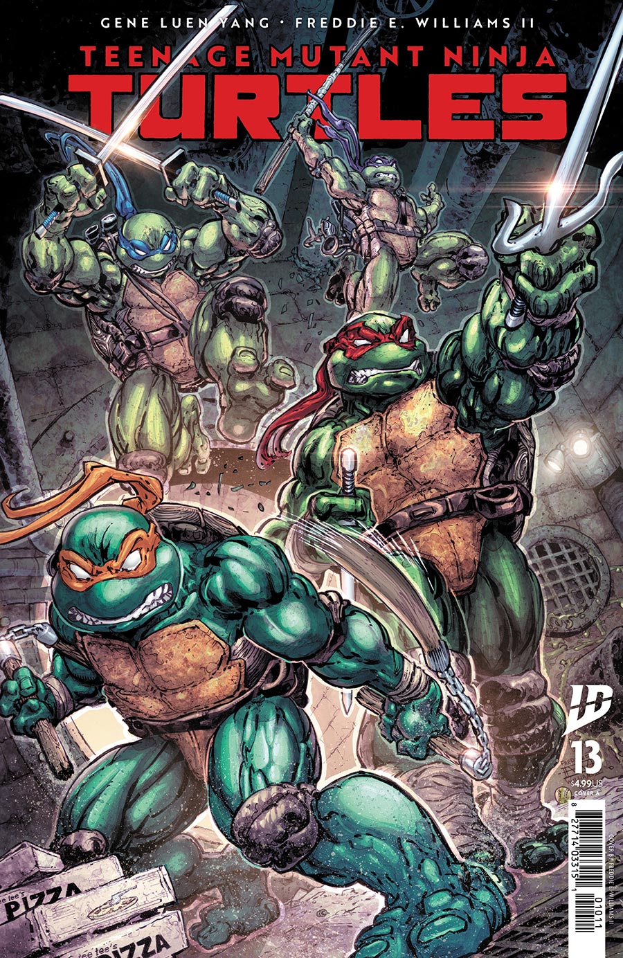 Teenage Mutant Ninja Turtles Vol 6 #13 Cover A Regular Freddie E Williams II Cover