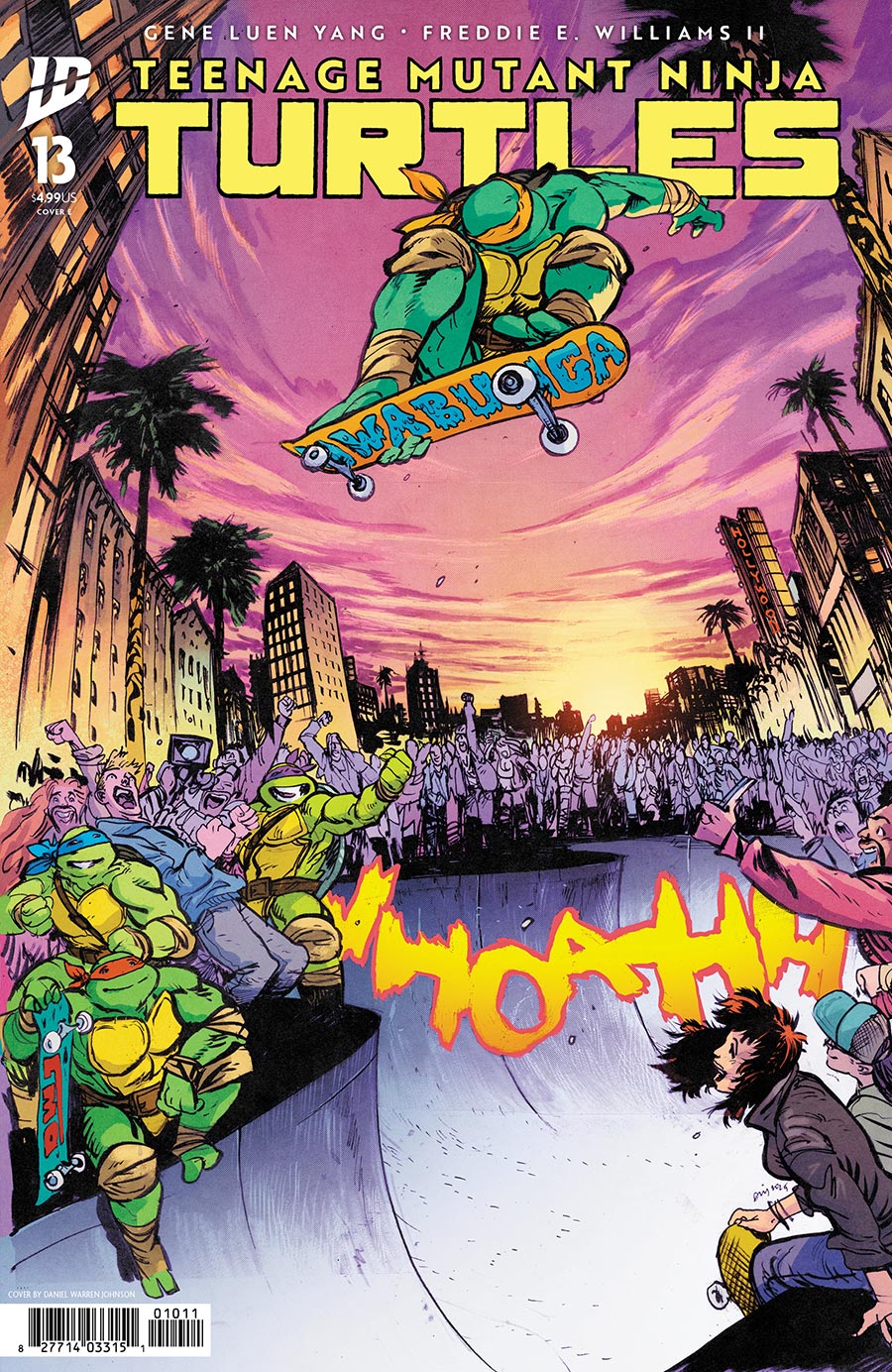 Teenage Mutant Ninja Turtles Vol 6 #13 Cover E Variant Daniel Warren Johnson Cover