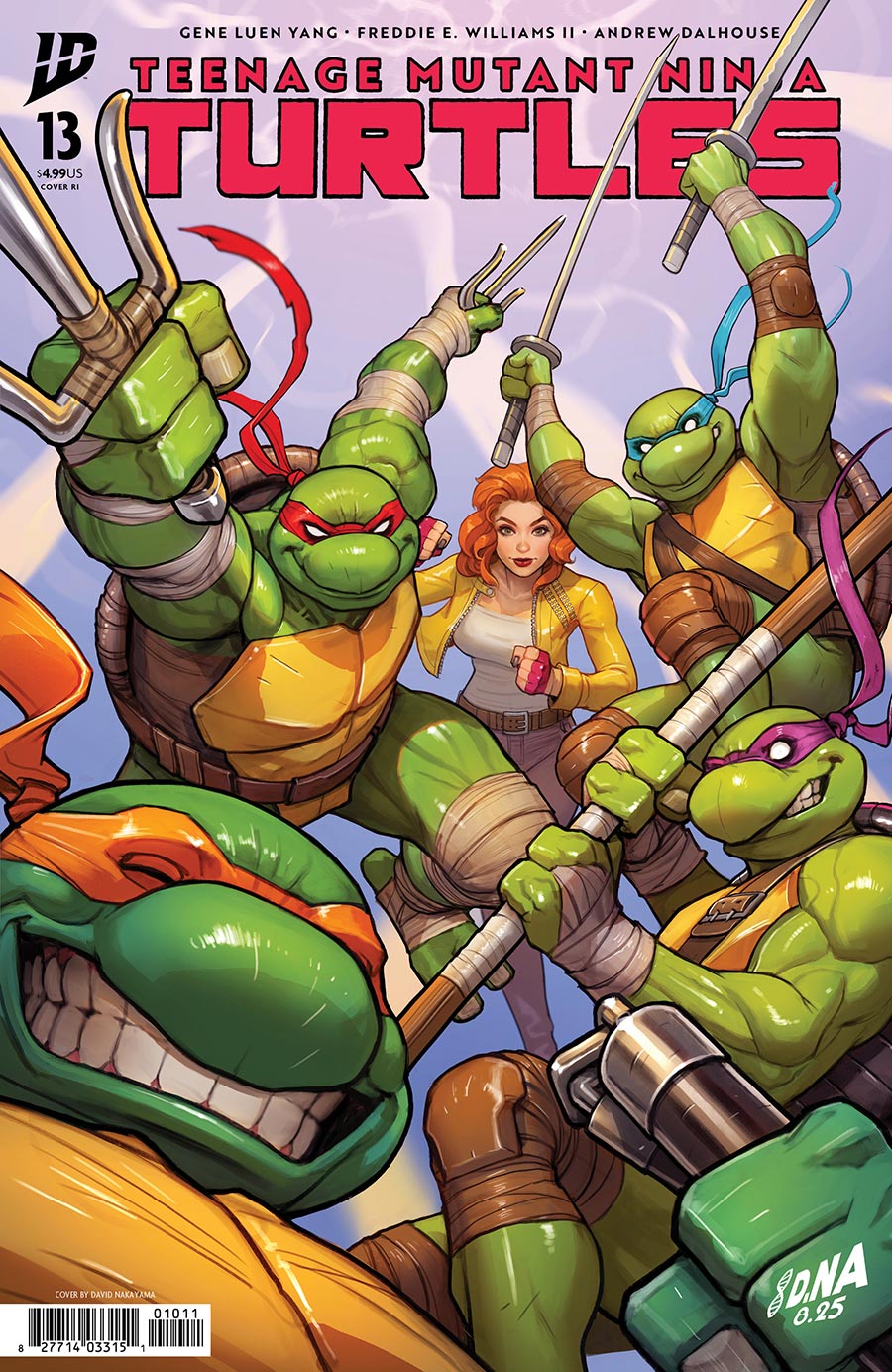 Teenage Mutant Ninja Turtles Vol 6 #13 Cover K Incentive David Nakayama Variant Cover