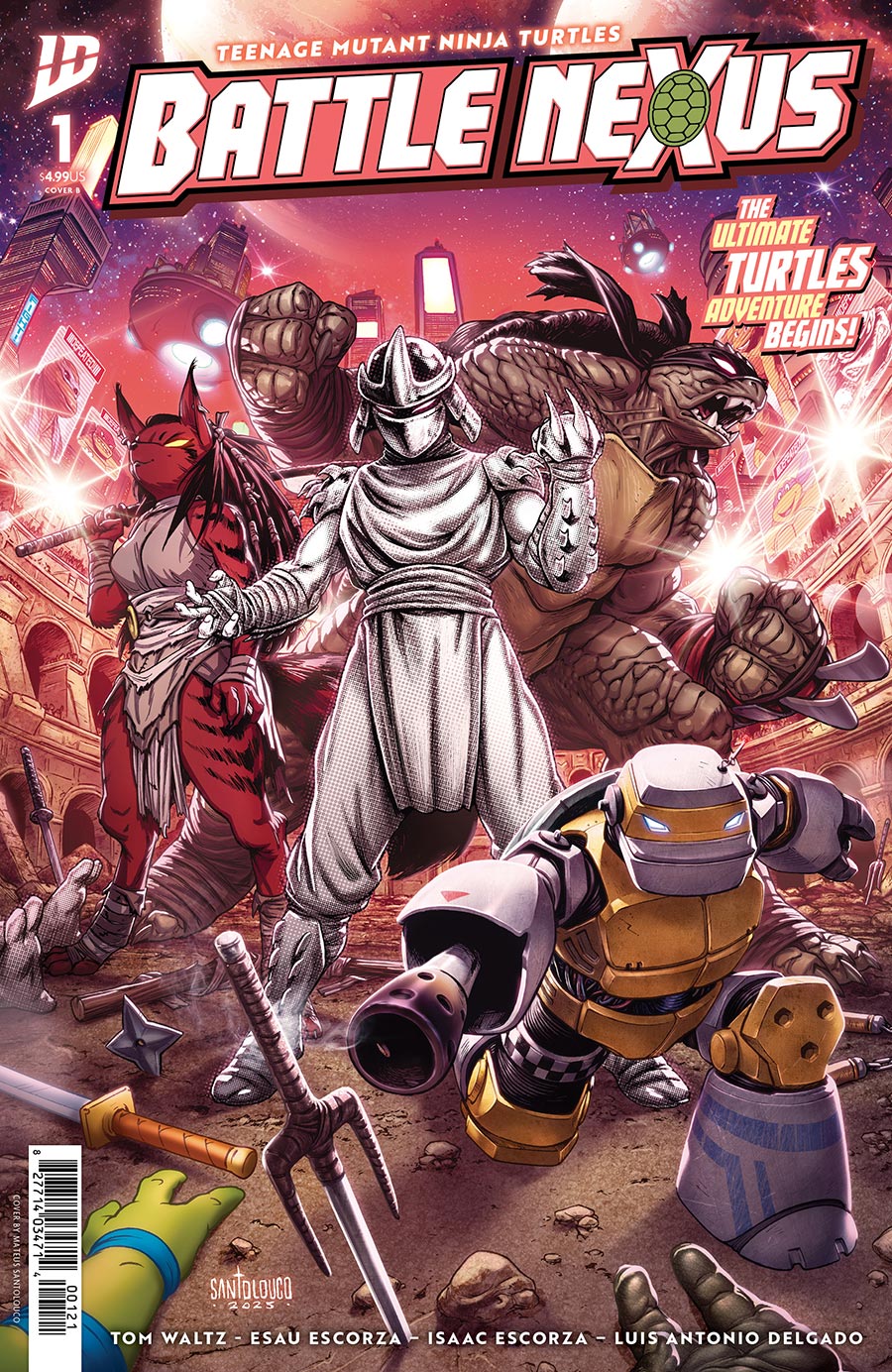 Teenage Mutant Ninja Turtles Battle Nexus #1 Cover B Variant Mateus Santolouco Cover