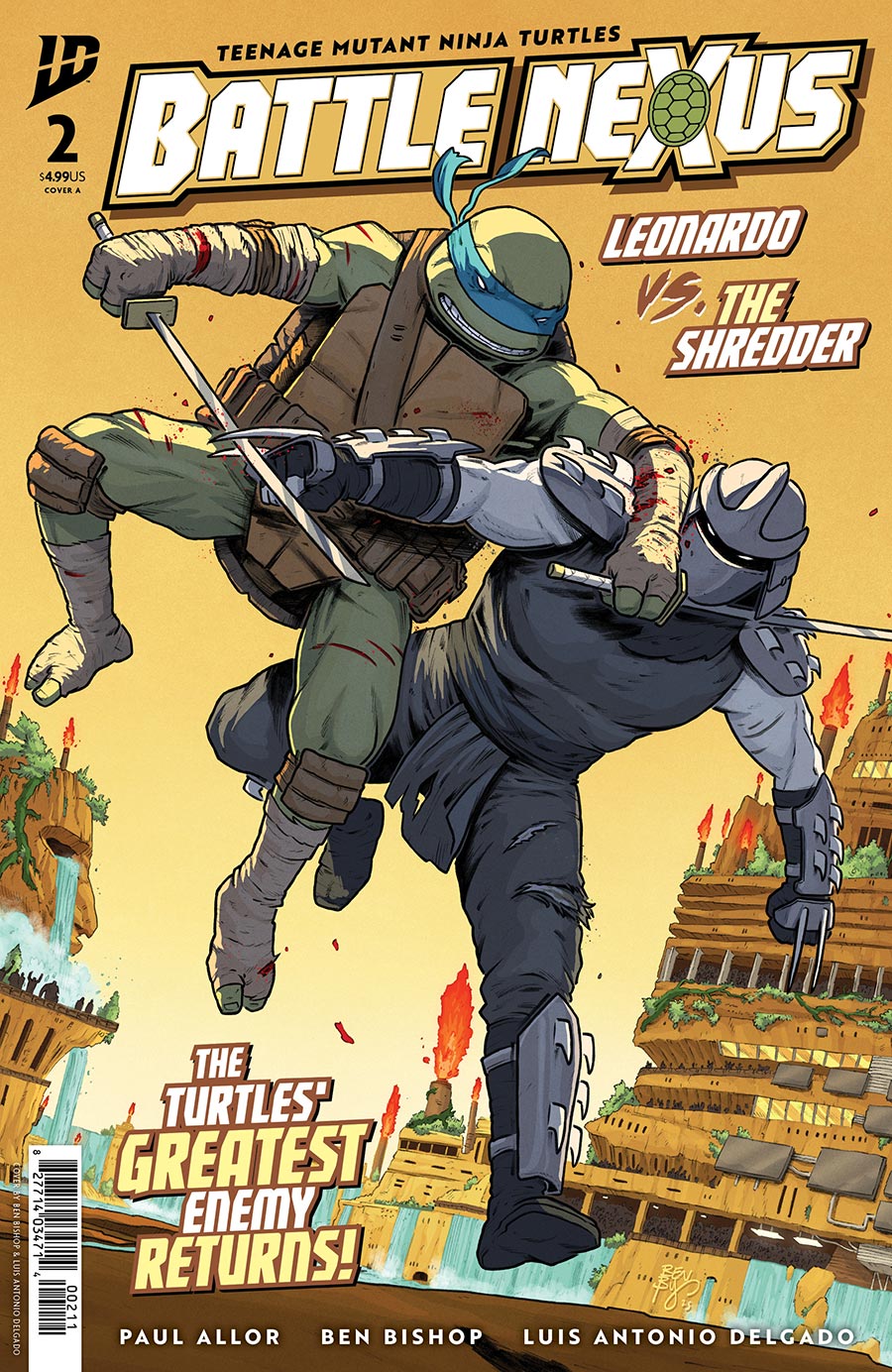 Teenage Mutant Ninja Turtles Battle Nexus #2 Cover A Regular Ben Bishop Cover
