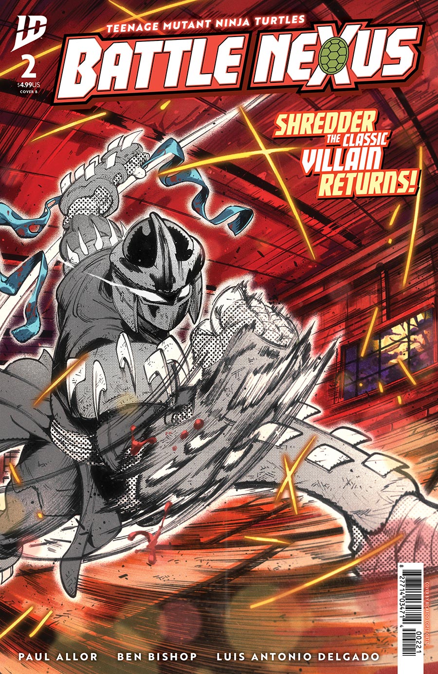 Teenage Mutant Ninja Turtles Battle Nexus #2 Cover B Variant Ricardo Ortiz Cover