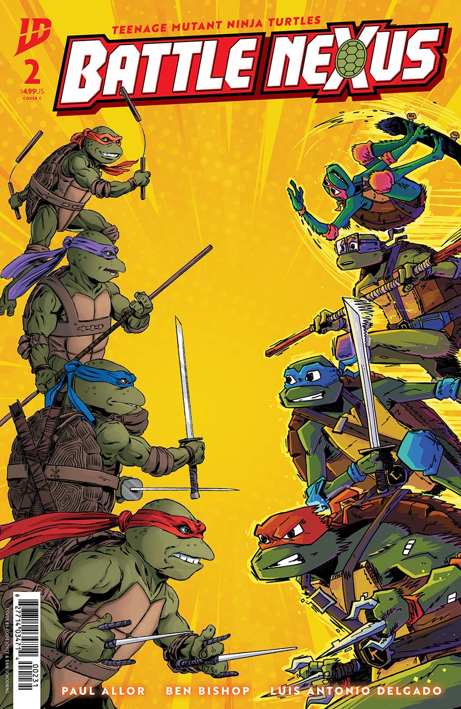 Teenage Mutant Ninja Turtles Battle Nexus #2 Cover C Variant Louie Joyce & Dan Schoening Cover