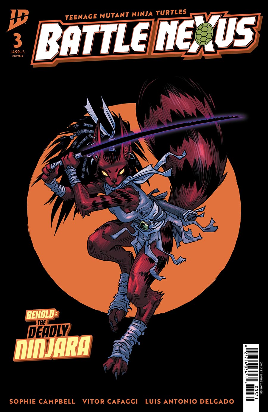 Teenage Mutant Ninja Turtles Battle Nexus #3 Cover B Variant Sophie Campbell Cover