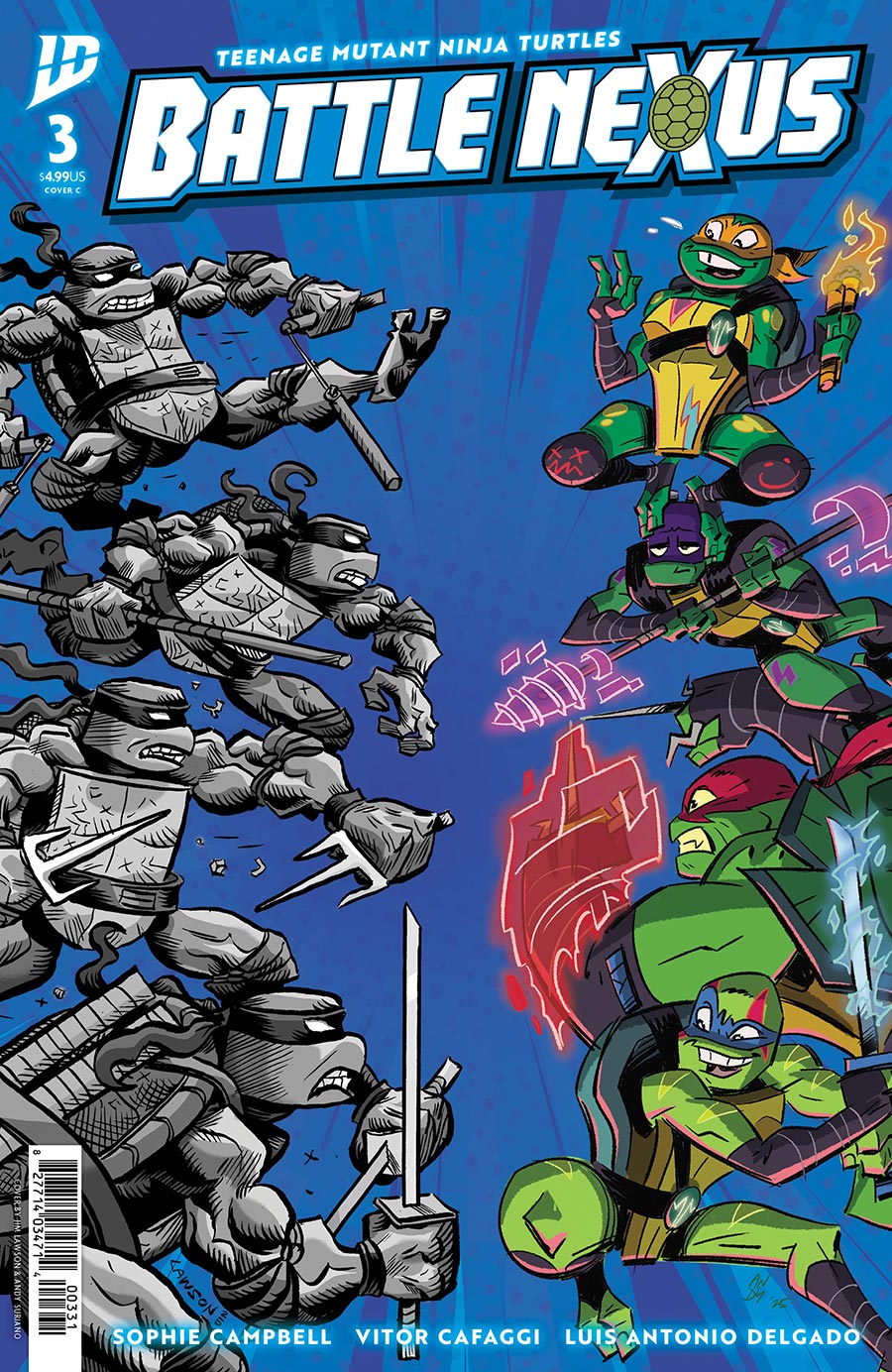 Teenage Mutant Ninja Turtles Battle Nexus #3 Cover C Variant Jim Lawson & Andy Suriano Cover