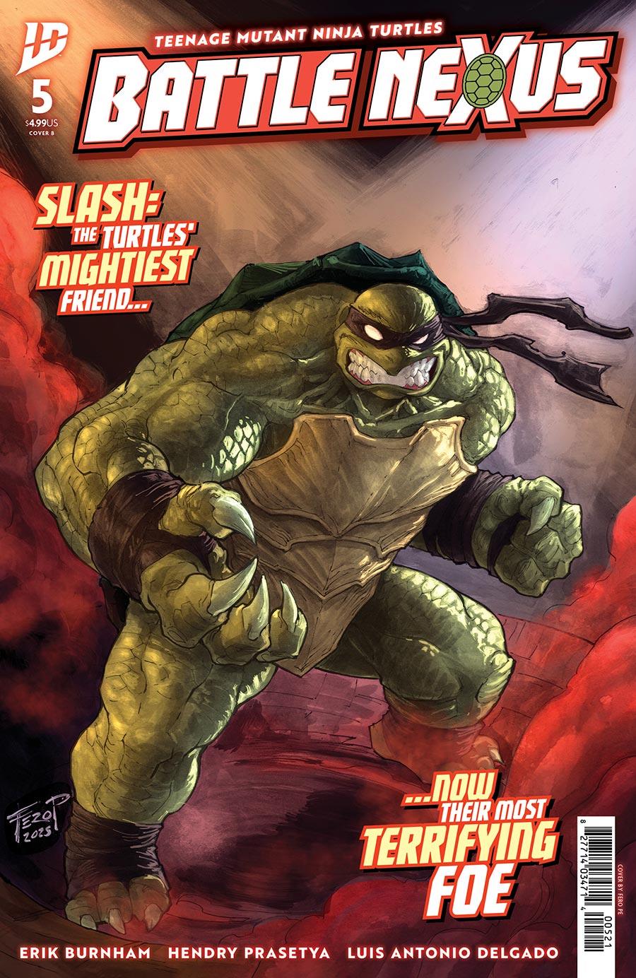 Teenage Mutant Ninja Turtles Battle Nexus #5 Cover B Variant Fero Pe Cover