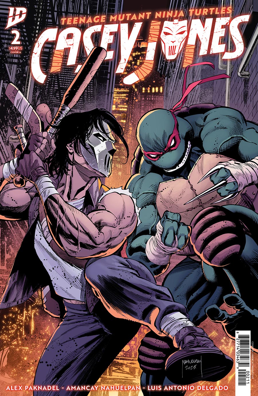 Teenage Mutant Ninja Turtles Casey Jones #2 Cover A Regular Amancay Nahuelpan Cover
