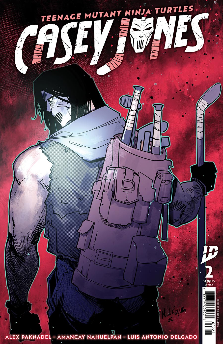 Teenage Mutant Ninja Turtles Casey Jones #2 Cover B Variant Nikola Cizmesija Cover